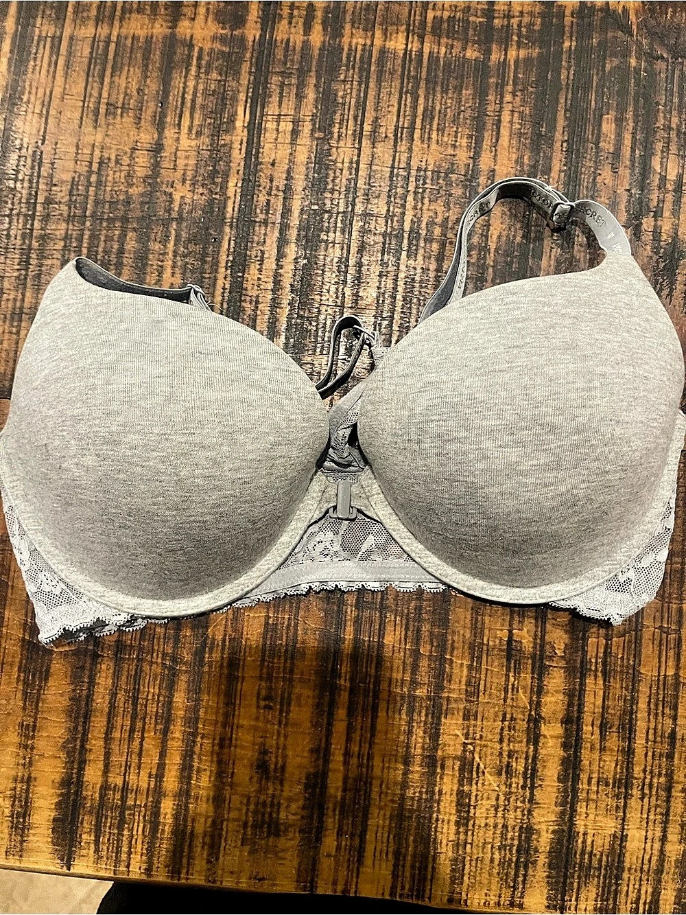 Victoria's Secret Push-Up Bra Lace Gray 34D
